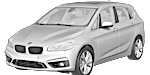 BMW F45 P02DC Fault Code